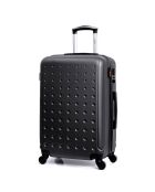 Taurus Reisekoffer mit 4 Rädern, 70 cm, schwarz