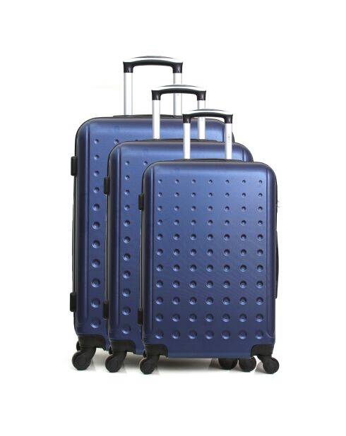 Taurus Koffer met 4 wielen en lang verblijf 70 cm marineblauw