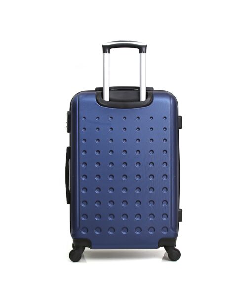 Taurus Reisekoffer mit 4 Rädern, mittelstark, 60 cm, marineblau