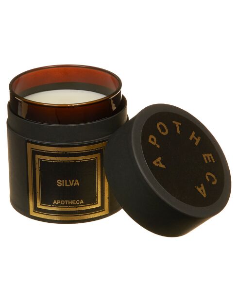 Bougie parfumée Silva  au Cuir et au Pin - 1 mèche 50h