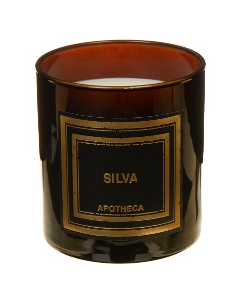 Bougie parfumée Silva  au Cuir et au Pin - 1 mèche 50h