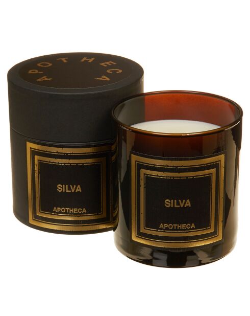Bougie parfumée Silva  au Cuir et au Pin - 1 mèche 50h