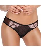 Culotte Nefer noir/saumon