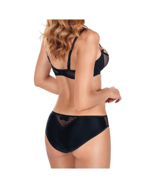 Culotte Nefer noir/saumon