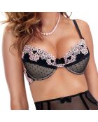 Soutien-gorge Nefer noir/saumon