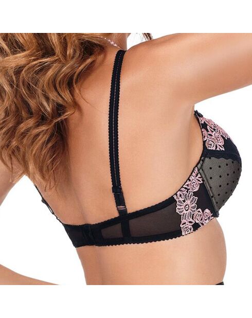 Soutien-gorge Nefer noir/saumon
