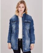 Veste en Jean Minda bleue