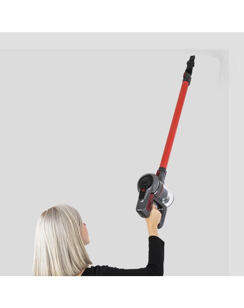 PowerClean UP600 2-in-1 draadloze steelstofzuiger rood - 100W