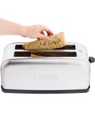 Grille-pain spécial baguettes TOS28 gris/noir - 1500W