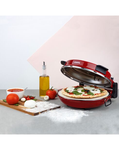Forno per pizza rosso Napoletana NAPL350