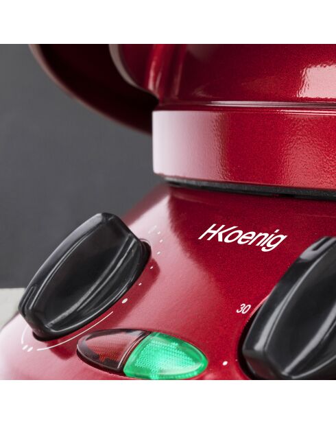 TRT180 rot/schwarzer Kuchenofen - 1800W