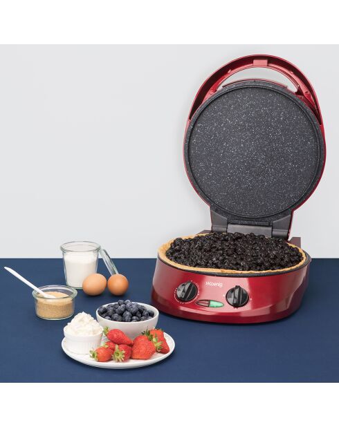 TRT180 rot/schwarzer Kuchenofen - 1800W