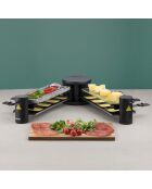 Appareil à Raclette 4-en-1 Convivial Design RP360 gris/noir - 8 personnes