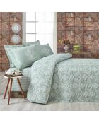 Set di coperte verde puro