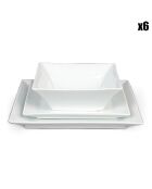 Service  en Porcelaine Ambassade blanc - 18 pièces