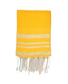 Hamptons Lurex Honeycomb Fouta Safran gelb/gold - 100x200 cm