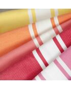 Fouta Traditionelle St Tropez jaune tournesol/blanc - 100x200 cm