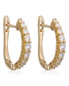 Euphorie Diamantohrringe aus 0,30 Karat Gelbgold