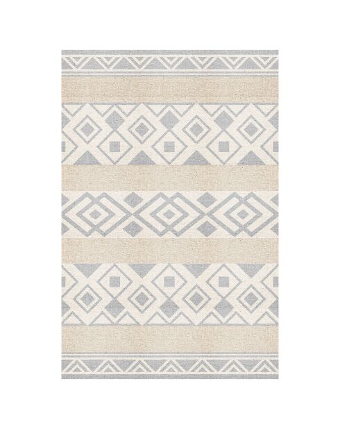 Tapis vinyle Nomade sepia/gris - 66x100 cm