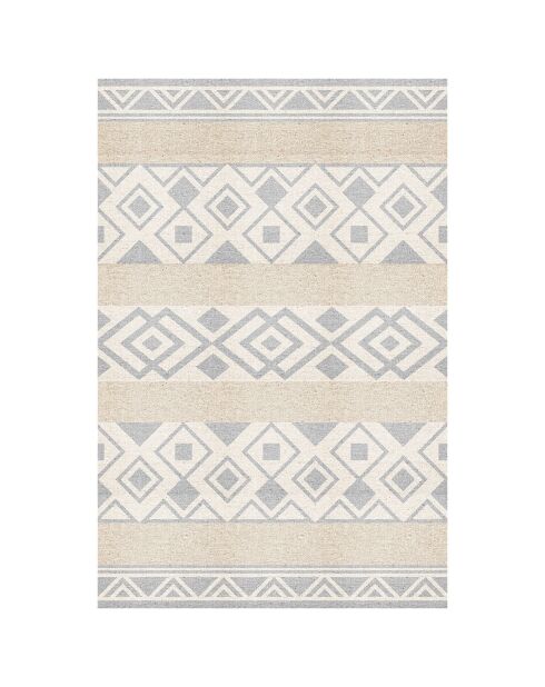 Tapis vinyle Nomade sepia/gris - 133x200 cm