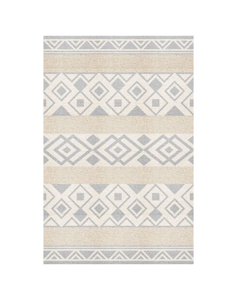 Tapis vinyle Nomade sepia/gris - 200x266 cm