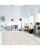 Tapis vinyle Nomade sepia/gris - 200x266 cm