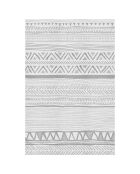 Tapis vinyle Boho tribal gris - 100x133 cm