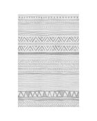 Tapis vinyle Boho tribal gris - 133x200 cm