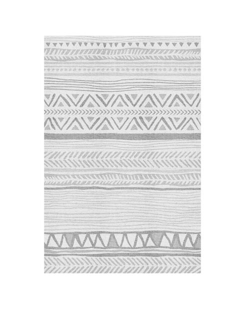 Tapis vinyle Boho tribal gris - 200x266 cm