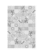 Tapis vinyle Chamonix gris - 133x200 cm