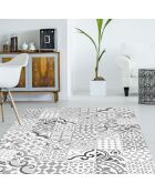 Tapis vinyle Chamonix gris - 133x200 cm