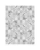 Tapis vinyle Chamonix gris - 200x266 cm