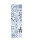 Tapis vinyle Côte d'Azur bleu - 50x140 cm