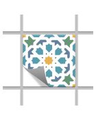 24 Stickers Saint Tropez multicolores - 15x15 cm