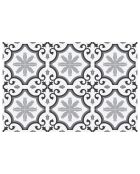 24 Stickers Parisian gris - 10x10 cm