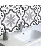 24 Stickers Parisian gris - 15x15 cm