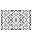 24 Stickers Parisian gris - 15x15 cm