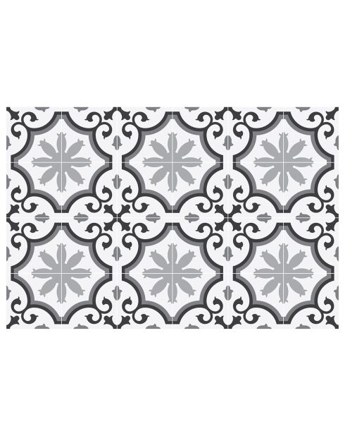 24 Stickers Parisian gris - 20x20 cm