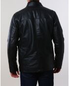 Parka en Cuir Aron noire
