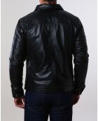 Veste en Cuir Karlton noire