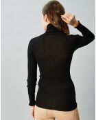 Top en Laine & Soie noir