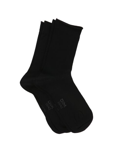 2 Paires de Chaussettes Modal Sensation Soie noires