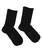 2 pares de calcetines negros de seda Modal Sensation