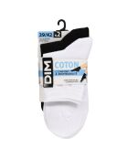 2 Paires de Chaussettes Confort & Respirabilité noir/blanc