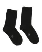 2 Paires de Chaussettes Confort & Respirabilié noires