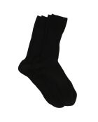 2 Paires de Chaussettes en Fil d'Ecosse noires