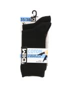 2 Paires de Chaussettes Confort & Respirabilité noires