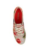 Baskets Nc Plimsole Core flowers-moon blanc/laser rouge/craie