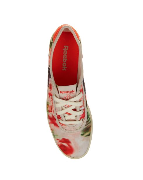 Baskets Nc Plimsole Core flowers-moon blanc/laser rouge/craie