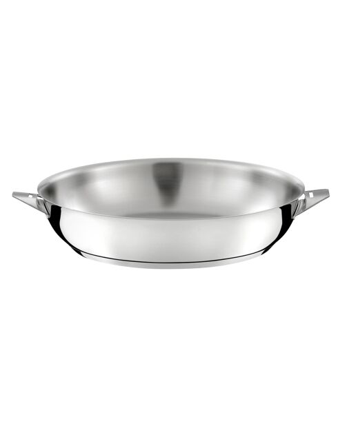 Poêle induction Eclipse inox - D.28 cm